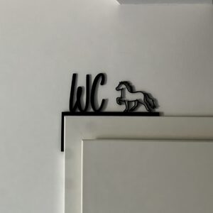 Tür(zargen)schild mit Tölter