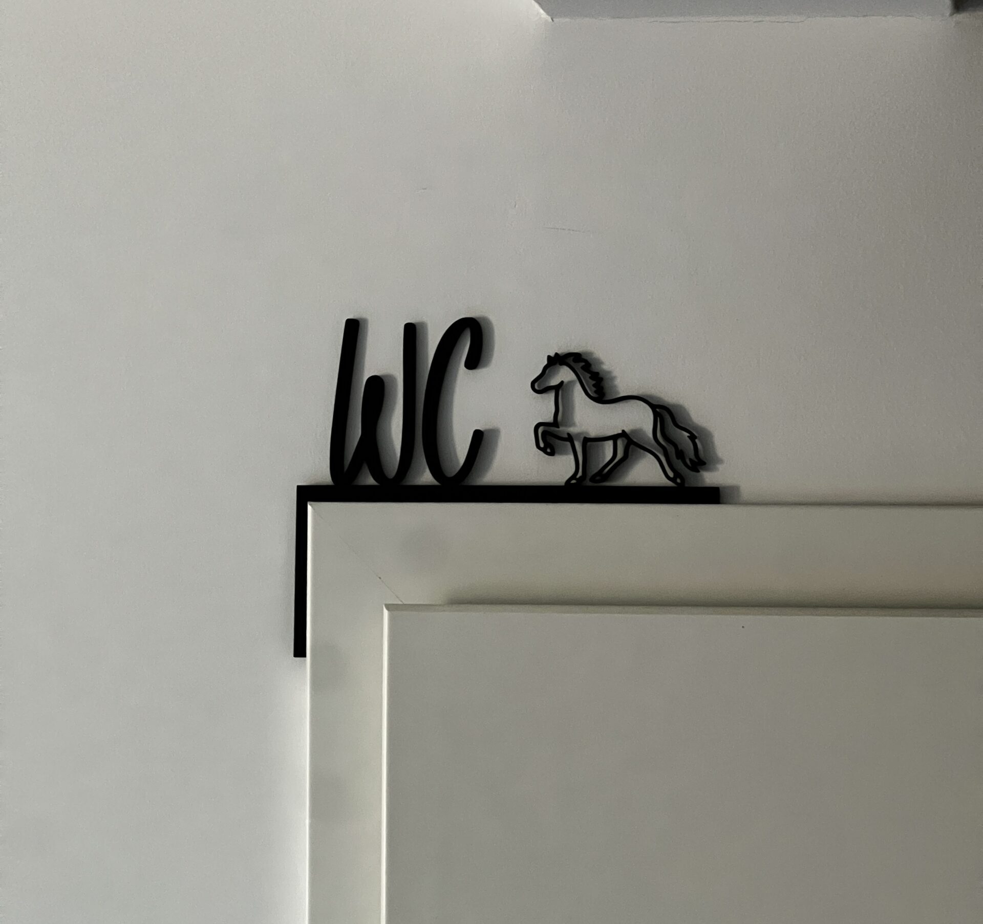 Tür(zargen)schild mit Tölter